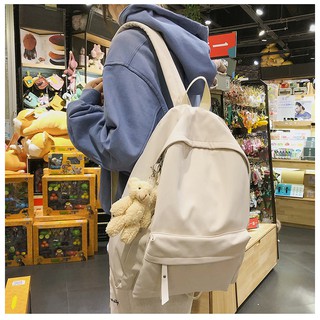 Balo trơn ulzzang, balo đi học hàn quốc