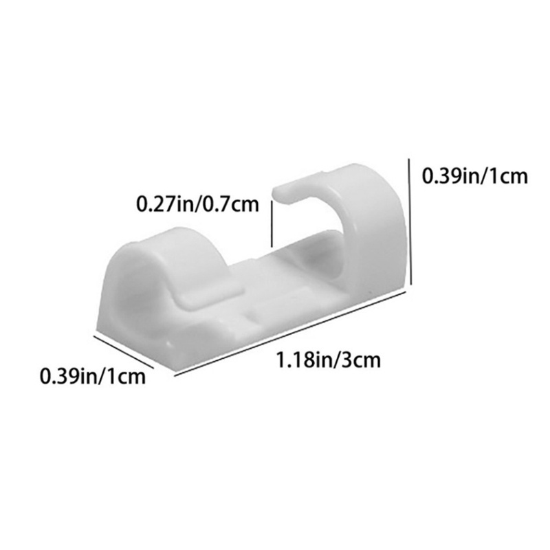 Set 20 Kẹp Giữ Dây Cáp / Tai Nghe Tự Dính Tiện Lợi