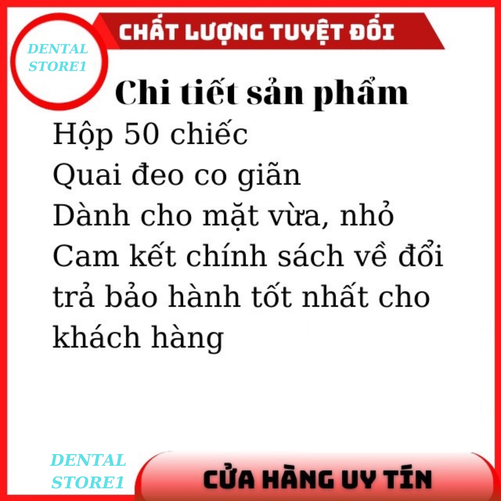 Khẩu trang 3D Mask-Siêu lọc khuẩn-Lọc mùi-Êm vừa vặn-Không bí thở-Quay đeo co dãn mềm mại-hộp 50 cái | BigBuy360 - bigbuy360.vn
