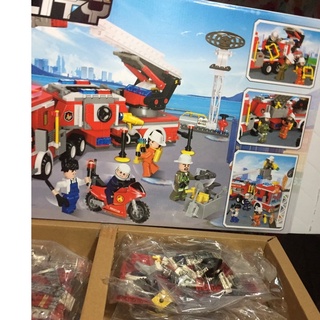 Đồ chơi lego lắp ráp xe cứu hoả
