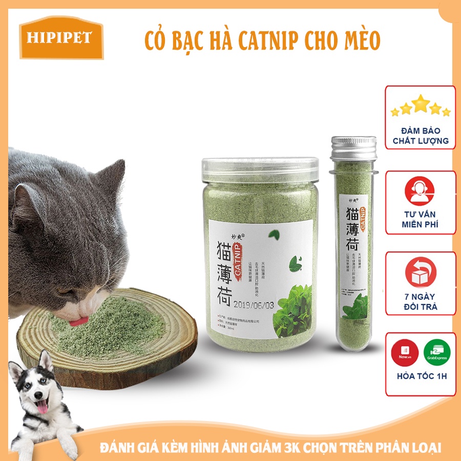 Cỏ bạc hà cho mèo Catnip tuýp 50ml - 260ml tăng cường chất xơ ,vitamin tiêu hóa lông mèo