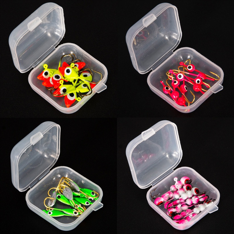 QQ Set 10 Móc Tròn Bằng Thép Cacbon Chất Lượng Cao Chuyên Dụng Cho Câu Cá