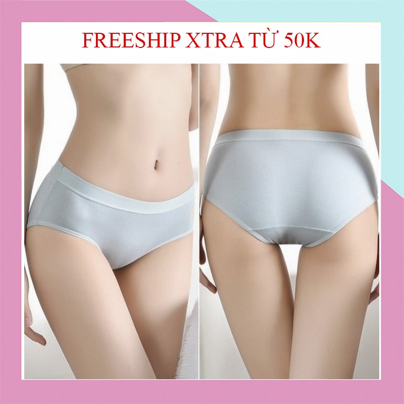 [Mã 12FASHIONSALE1 giảm 10K đơn 50K] Quần lót cotton lưng cao thấm hút mồ hôi co giãn kháng khuẩn Form Rộng SQ16 | BigBuy360 - bigbuy360.vn