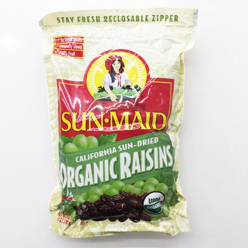 Nho khô Sun Maid California Sun-Dried Organic Raisins, 2 x 907g