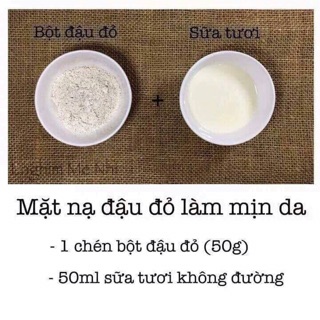 Bột đậu đỏ nguyên chất Bâu Krysie ( 2 gói )
