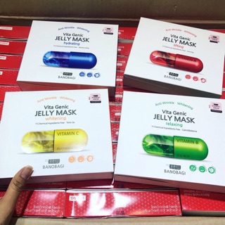 Hộp 10 miếng Mặt nạ Anti Wrinkle Whitening Vita Genic Jelly Mask