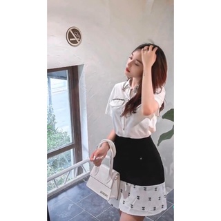 set váy sơ mi CHANEL 🎀