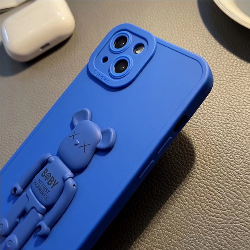 Ốp Điện Thoại In Hình Gấu Kèm Dây Đeo Cho iphone 13 Pro Max i13 13pro 11 Pro Max i11 iX Xs XR Xs Max 7plus 8plus 12Pro 12 Pro Max