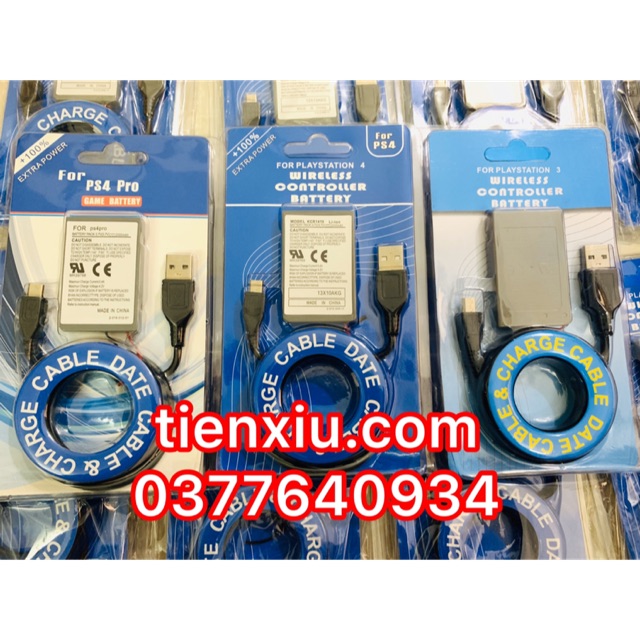 Pin tay cầm ps3 pin tay cầm ps4 các loại Ps3 Ps4 PS3 PS4