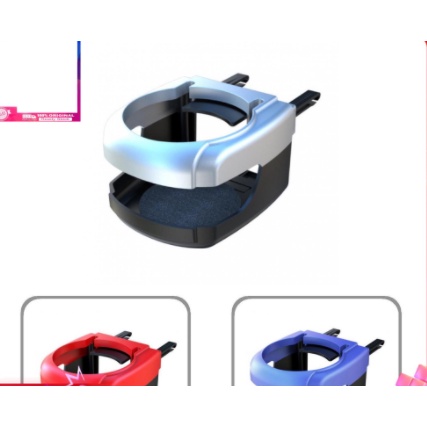 Giá đỡ ly gắn lỗ thông gió máy lạnh trên xe hơi ô tô khay đựng cốc chứa chai nước uống tách cà phê nhựa khe điều hòa