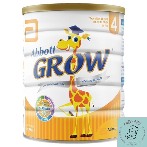 ( Tặng quà) Sữa bột Abbott Grow 4 900g (date 2026)