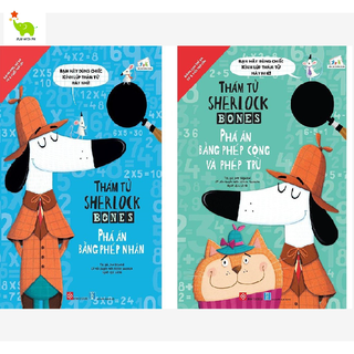 Sách - thám tử sherlock bones - phá án bằng phép cộng và phép trừ