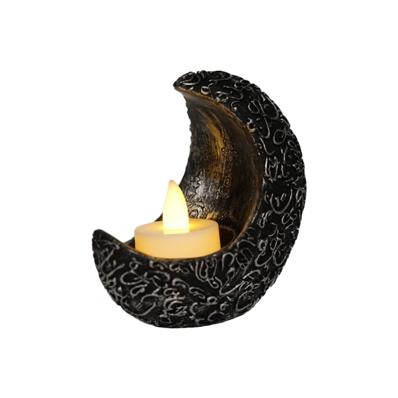 Giá Đỡ Nến Đèn LED Hình Mặt Trăng