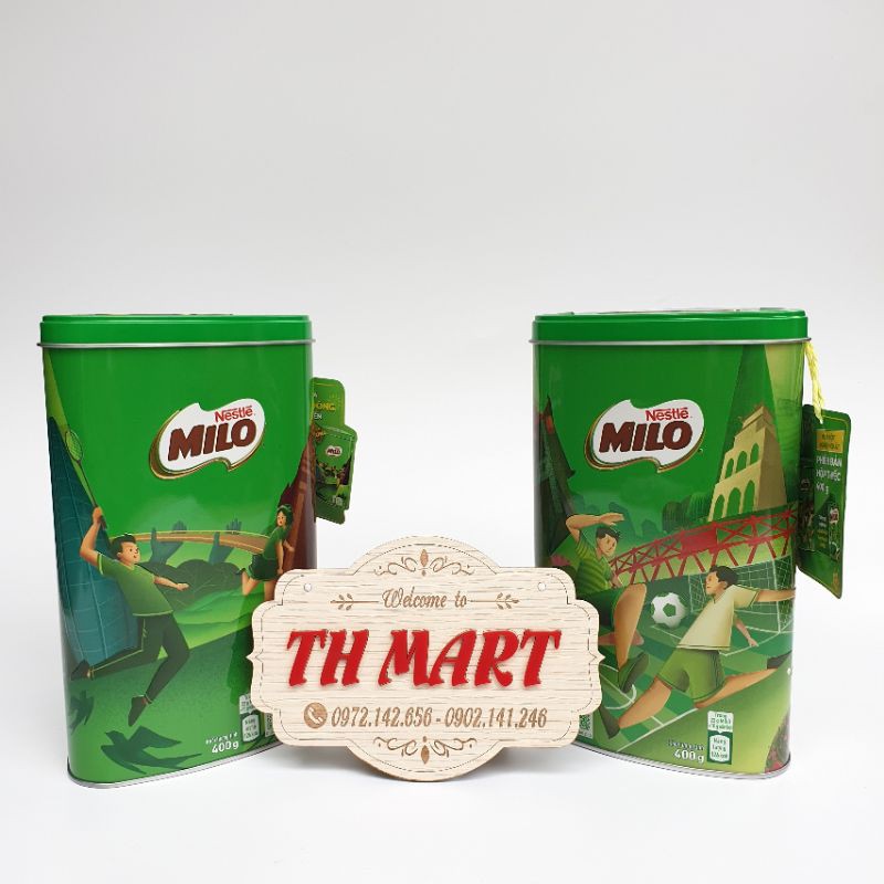 Thức Uống Lúa Mạch Nestlé MILO Sữa 3 in 1 (400g) - Phiên Bản Hộp Thiếc