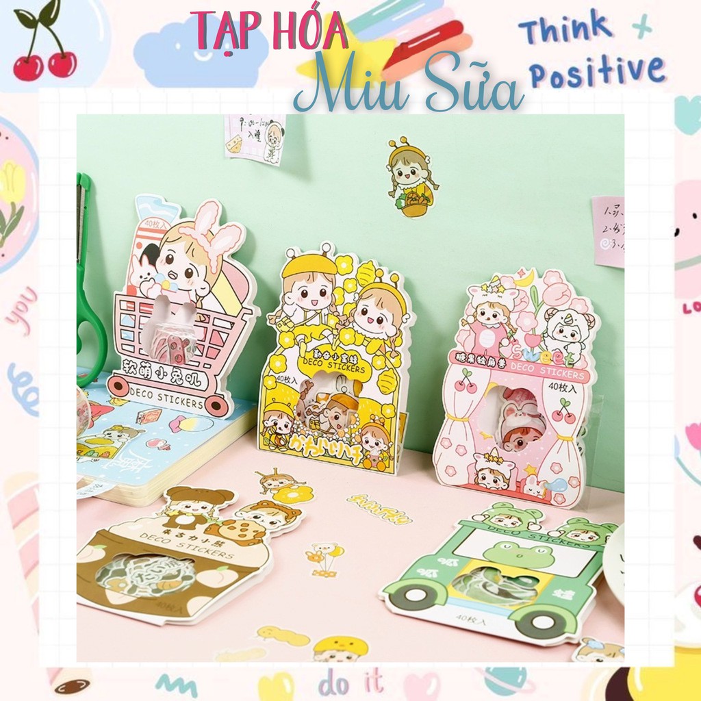 Set stickers bé thỏ Nhật mới nhất 2021 - MiuSua