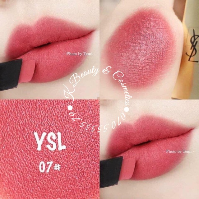 [FULLBOX] Son Môi YSL Slim 07 - Rose Oxymore - Màu mới