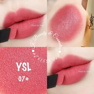 [FULLBOX] Son Môi YSL Slim 07 - Rose Oxymore - Màu mới