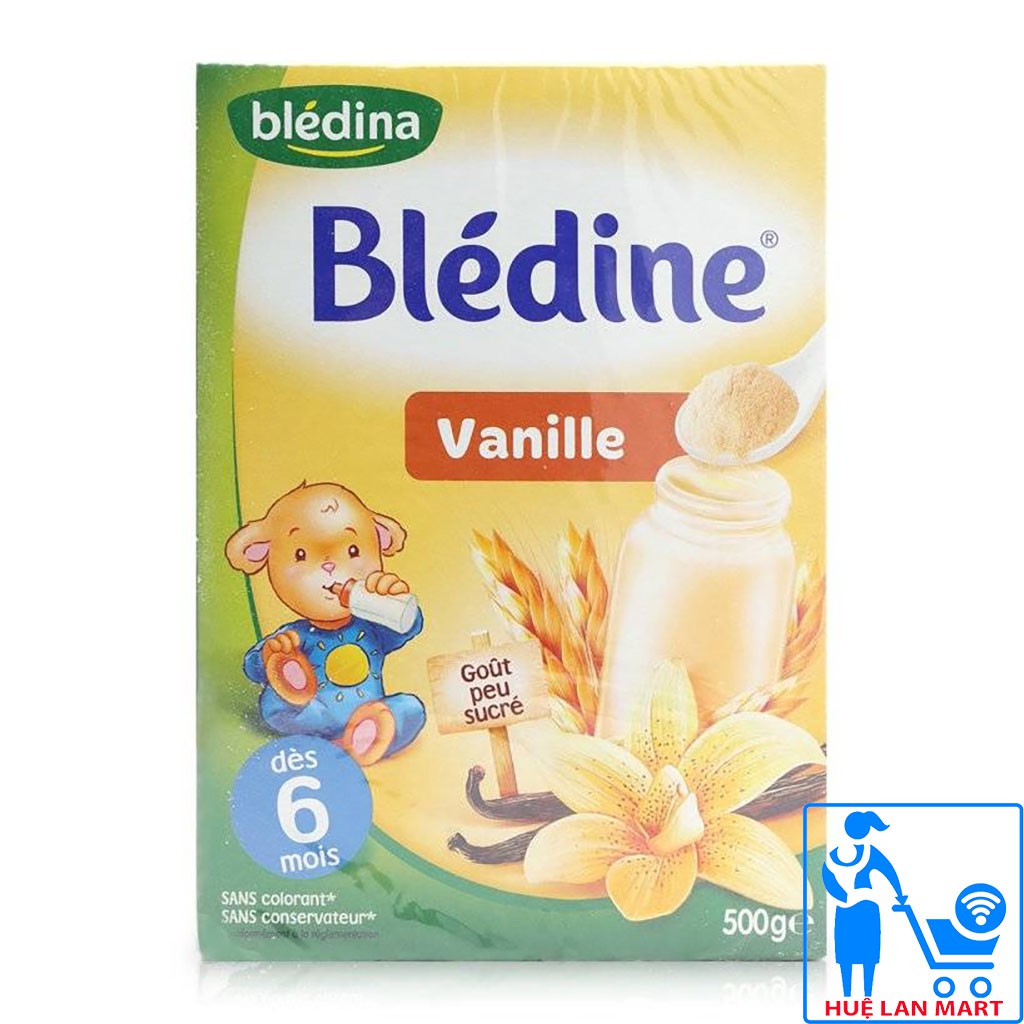 Ngũ Cốc Pha Sữa Blédine Hương Vani Hộp 500g