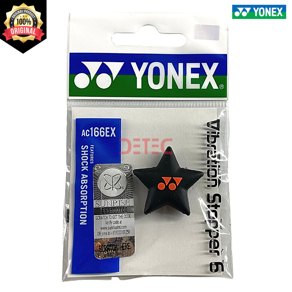 Thiết Bị Rung Chuyên Dụng Cho Vợt Tennis Yonex Ac166Ex Màu Cam Đen