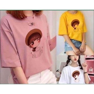 Áo thun tay lỡ form rộng unisex_áo thun nữ tay lỡ form rộng