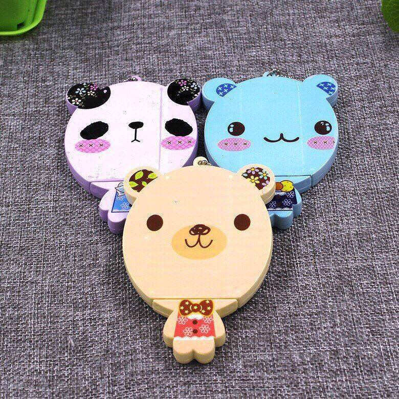 Bộ gương lược hình thú cute