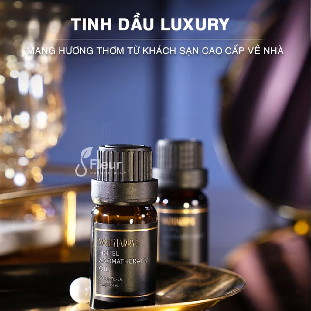 Tinh dầu thơm phòng thiên nhiên Fleurnature cao cấp giảm Stress dùng cho khách sạn giảm mệt mỏi làm sạch không khí 20ml