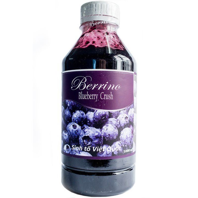 Sinh Tố Berrino Việt Quất Bluberry Crush 1000ml