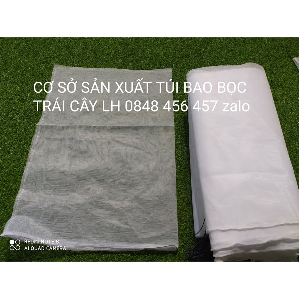 [50*70cm] 100 CÁI TÚI LƯỚI DÀY 2 LỚP BAO BỌC MÍT THÁI KÍCH THƯỚC 50*70