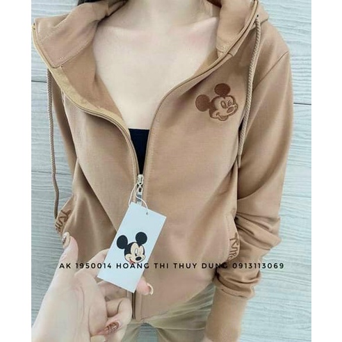 Áo Khoác nữ giải nhiệt logo thêu