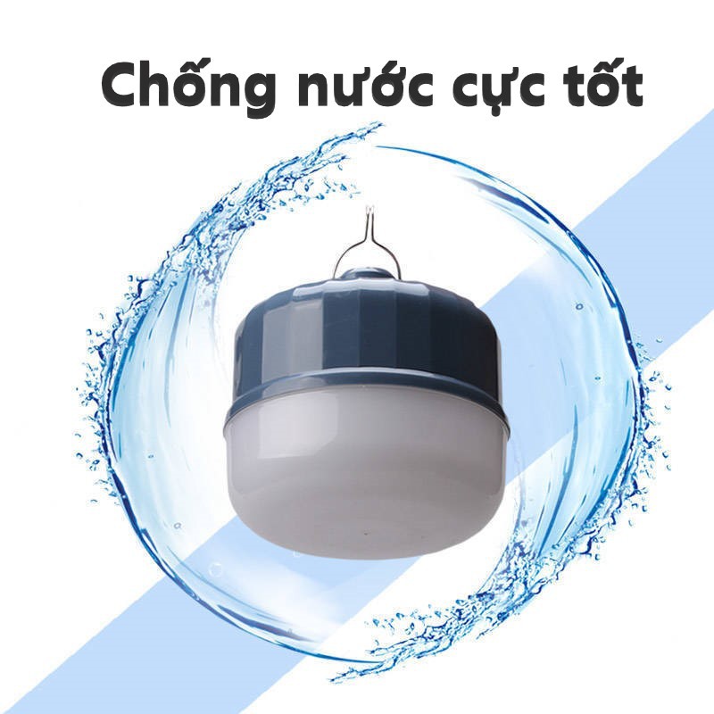 Đèn sạc siêu sáng - bóng đèn trụ tích điện cao cấp - pin sáng liên tục trên 8 giờ (3 chế độ sáng - bảo hành 2 năm)