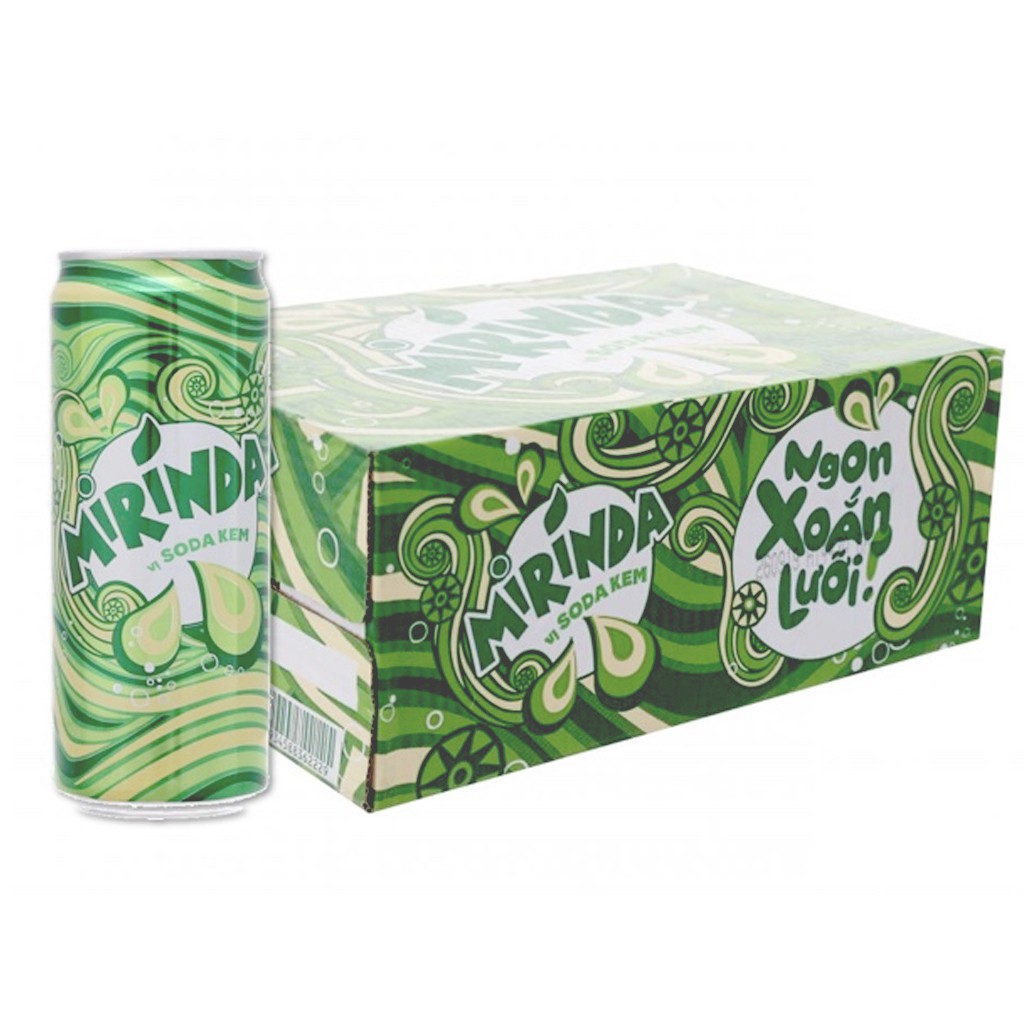 Mirinda vị soda kem 330ml