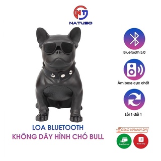 Loa Bluetooth Không Dây Hình Con Chó Bull M10 Sơn Nhám Chống Thấm Nước, Âm Thanh Lớn, Âm Bass Trầm, Vỏ Chống Va Đập Tốt