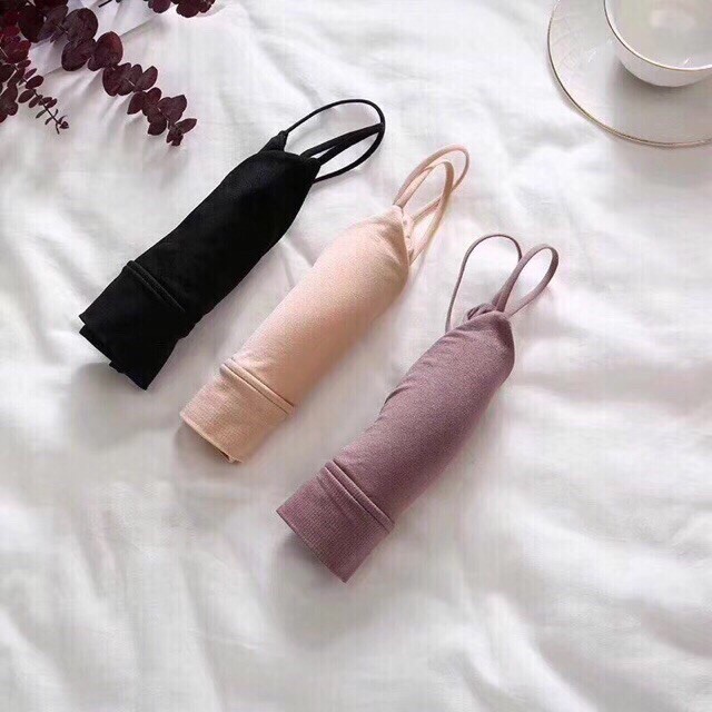 Áo Lót Thun Cotton Trơn Không Gọng Mặc Được Sau Sinh 8886