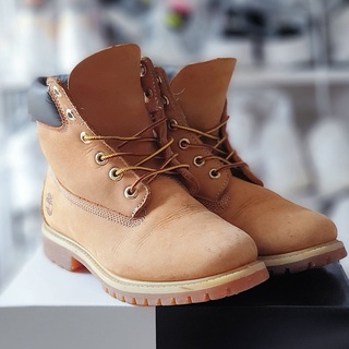Giày boot da thật hiệu -Timberland, size 38, real 2hand