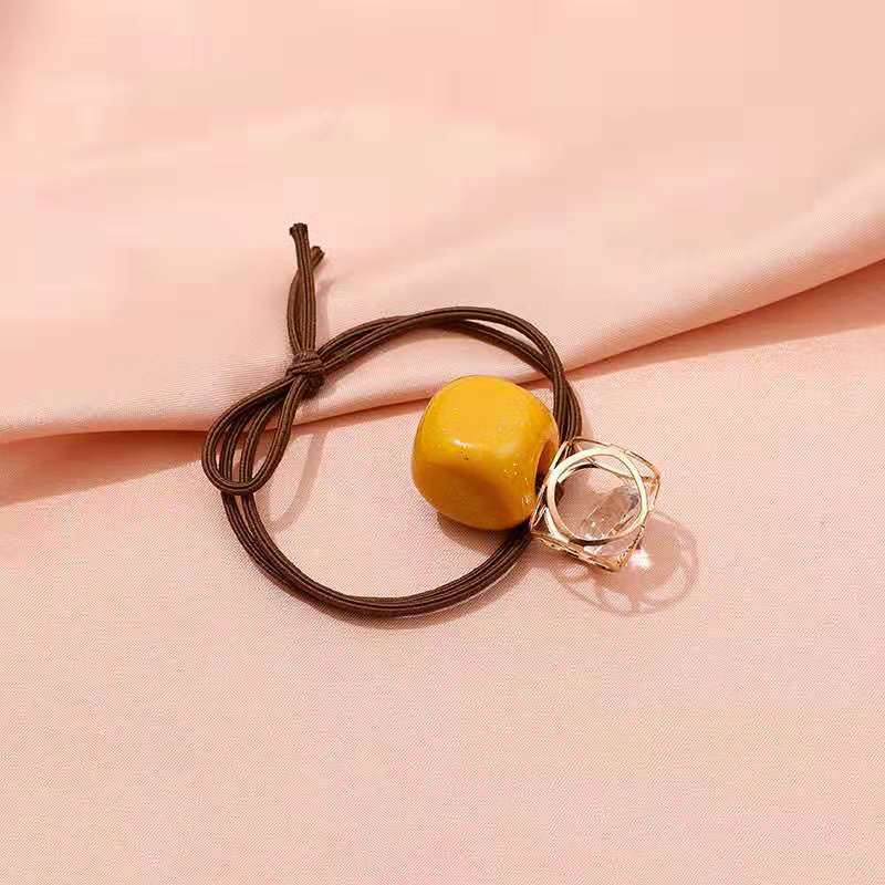 Dây Buộc Tóc Đính Đá Phong Cách Hàn Quốc Cho Nữ