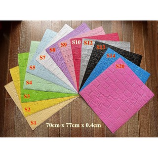 (SALE RẺ) Xốp dán tường giả gạch dày 4mm