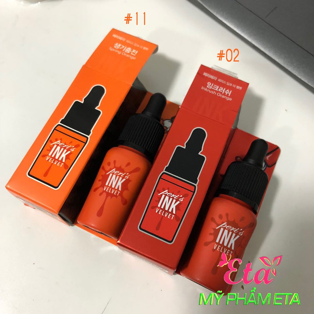 Son kem lì PERIPERA INK VELVEt các màu hot trend 03- 11- 14- 22 son siêu lì lâu trôi | BigBuy360 - bigbuy360.vn