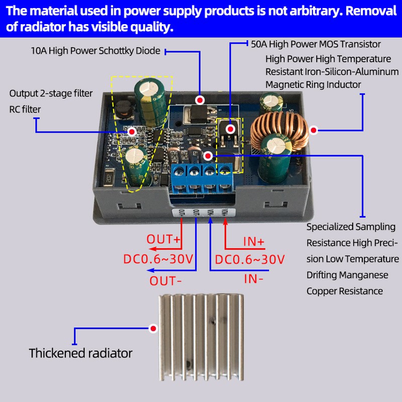 Mô Đun Hạ Áp Sk35 Dc-Dc 5-30v 4a 35w