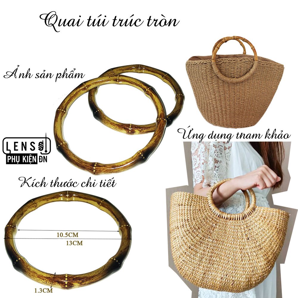 Quai gỗ túi xách D.I.Y hàng chuẩn loại 1