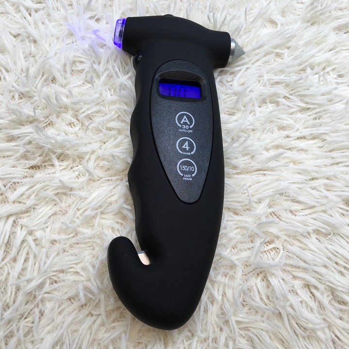 Búa thoát hiểm trên ô tô - kèm đo áp suất lốp