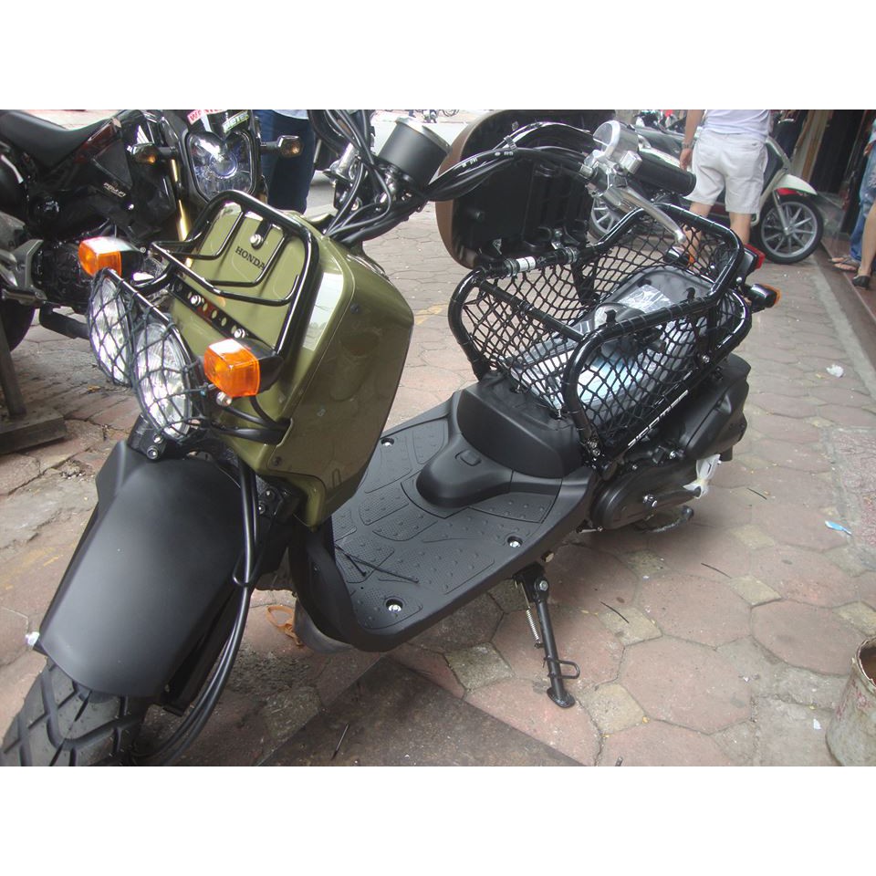 Combo lưới cốp và lưới trang trí đèn trước xe zoomer 50cc