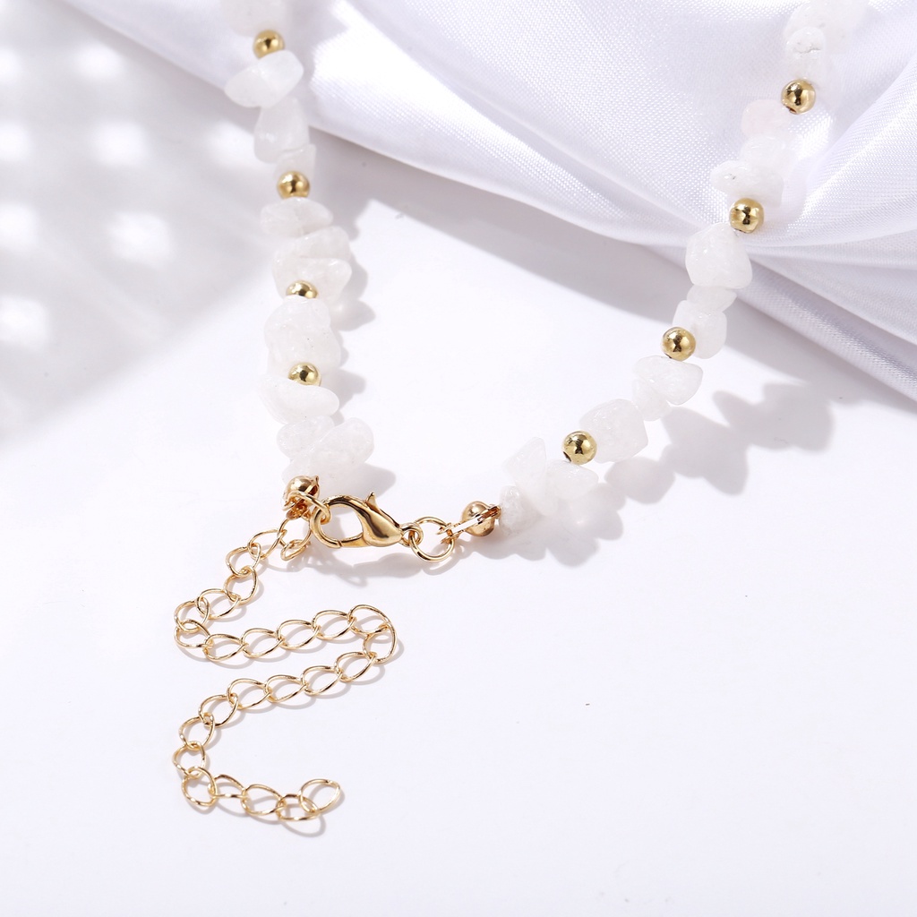 iF YOU Vòng cổ kết hạt ngọc trai phong cách cổ điển Hàn Quốc