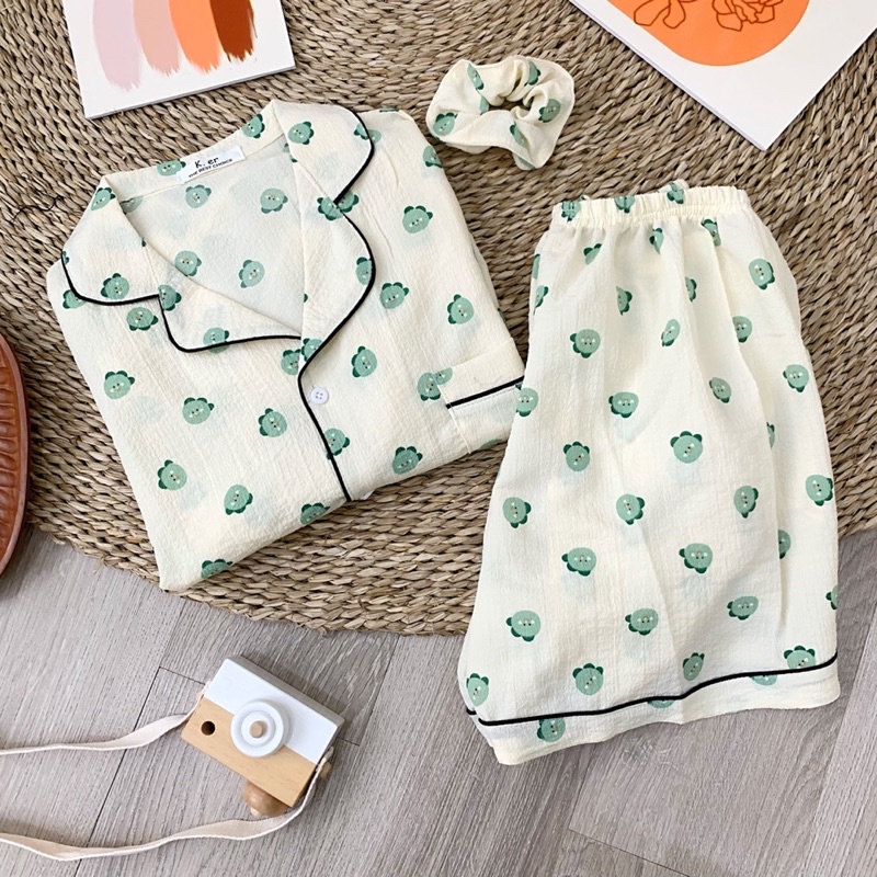 Bộ đồ pijama chất xôp nhiều màu siêu xinh