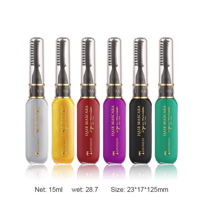 Lược Nhuộm Tóc Tạm Thời Mini 13 Màu Sắc Tùy Chọn Sử Dụng Một Lần