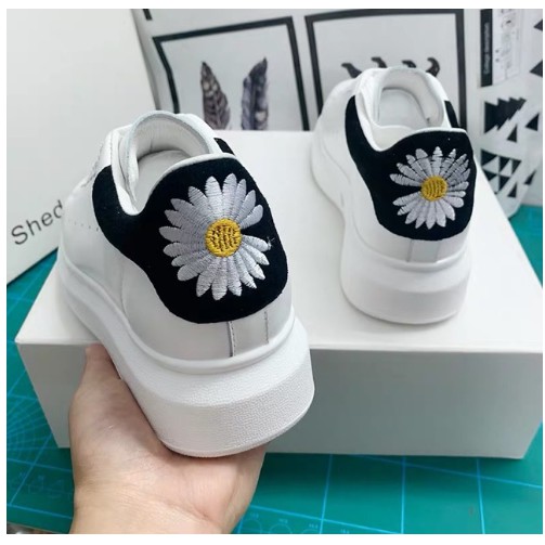 FREE SHIP Giày thể thao nữ độn đế MC-Queen gót đen nhung và gót cầu vồng Full Hộp kèm video