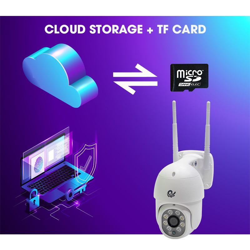 Camera CC8021 Pro xoay ngoài trời 2.0Mp FullHD 1080p-Việt Star Quốc Tế | BigBuy360 - bigbuy360.vn