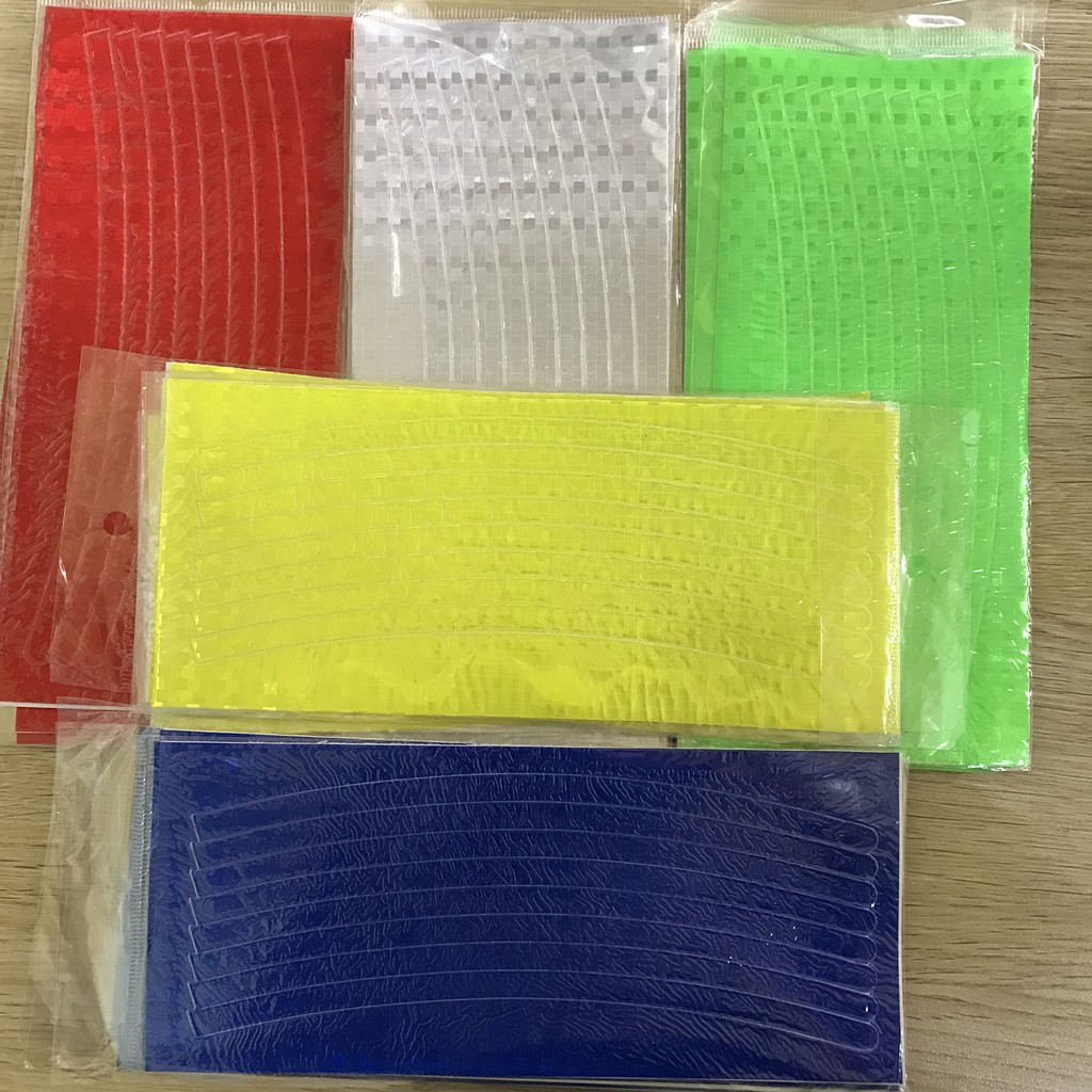 Miếng Dán Dạ Quang Trang Trí Bánh Xe Đạp