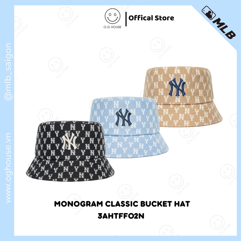[Chính Hãng] Mũ MLB Monogram Classic Bucket Hat