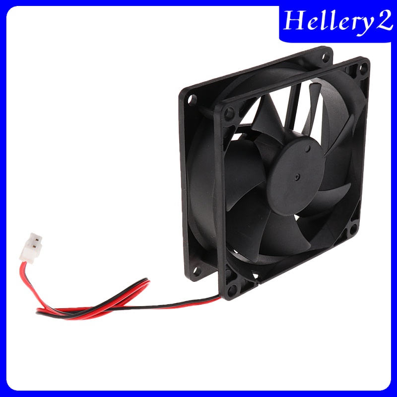 [HELLERY2] Cooler PC Case Fan 8cm 2Pin Cooling Cooler Ultra Quiet Bearing High Speed