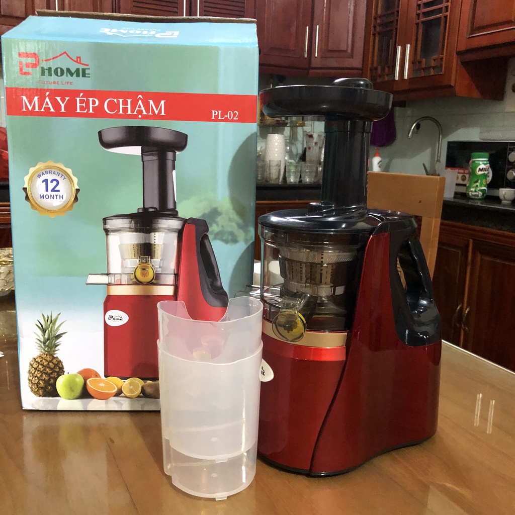 [CAO CẤP]Máy Ép Hoa Quả Trái Cây Nineshield F8B Siêu Mạnh, Tách Riêng Nước Và Bã